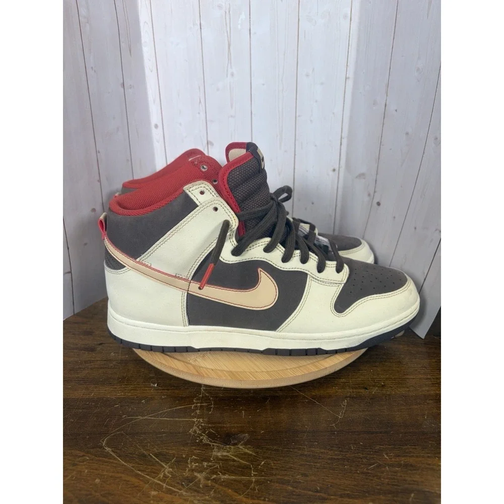 NIKE DUNK HI RETRO SE BAROQUE BROWN-SESAME SZ 12 FB8892-200 HIGH